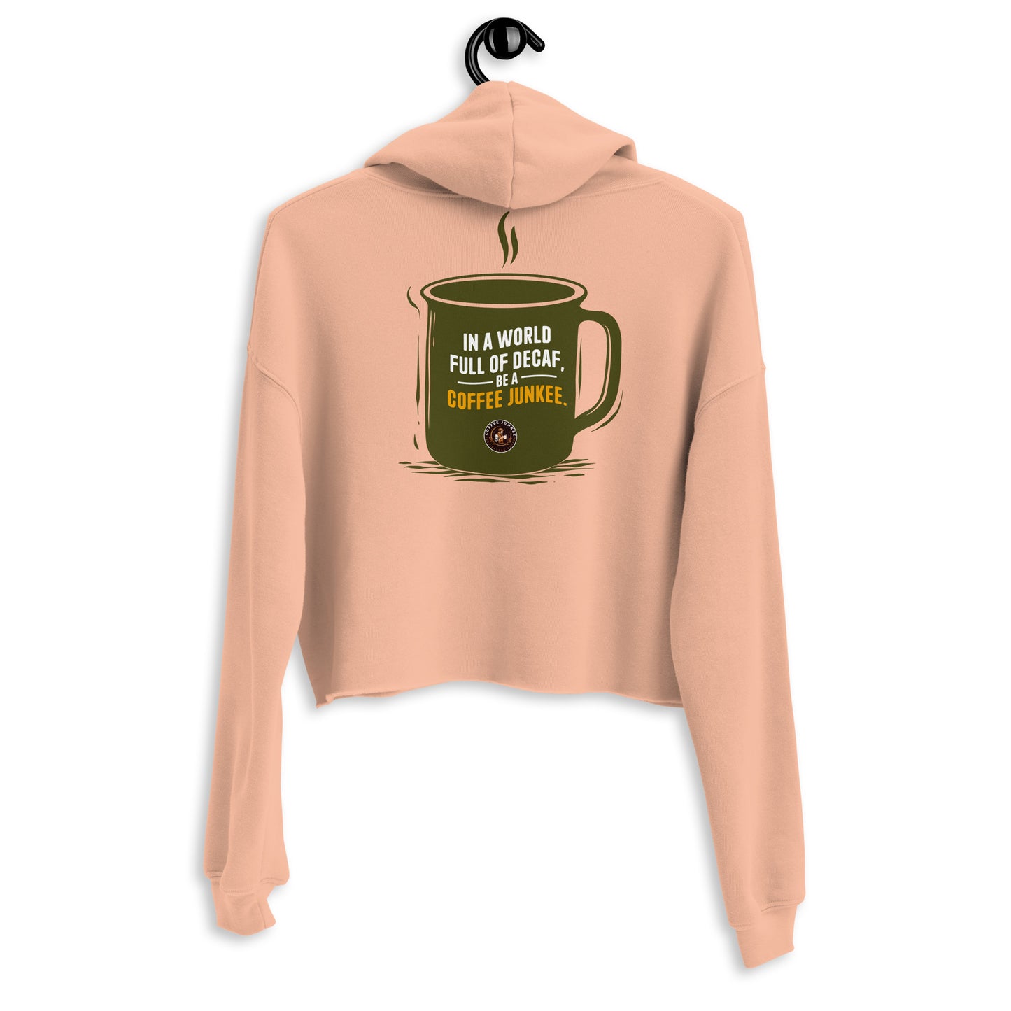 CJ - World full of Decaf - Crop Hoodie