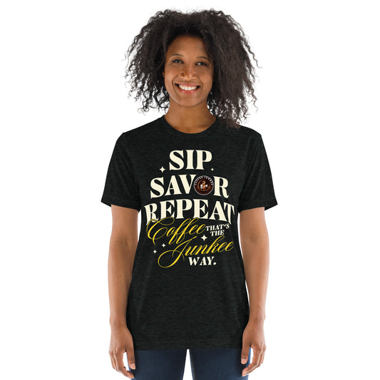 CJ - Sip Savor Repeat - Short sleeve t-shirt