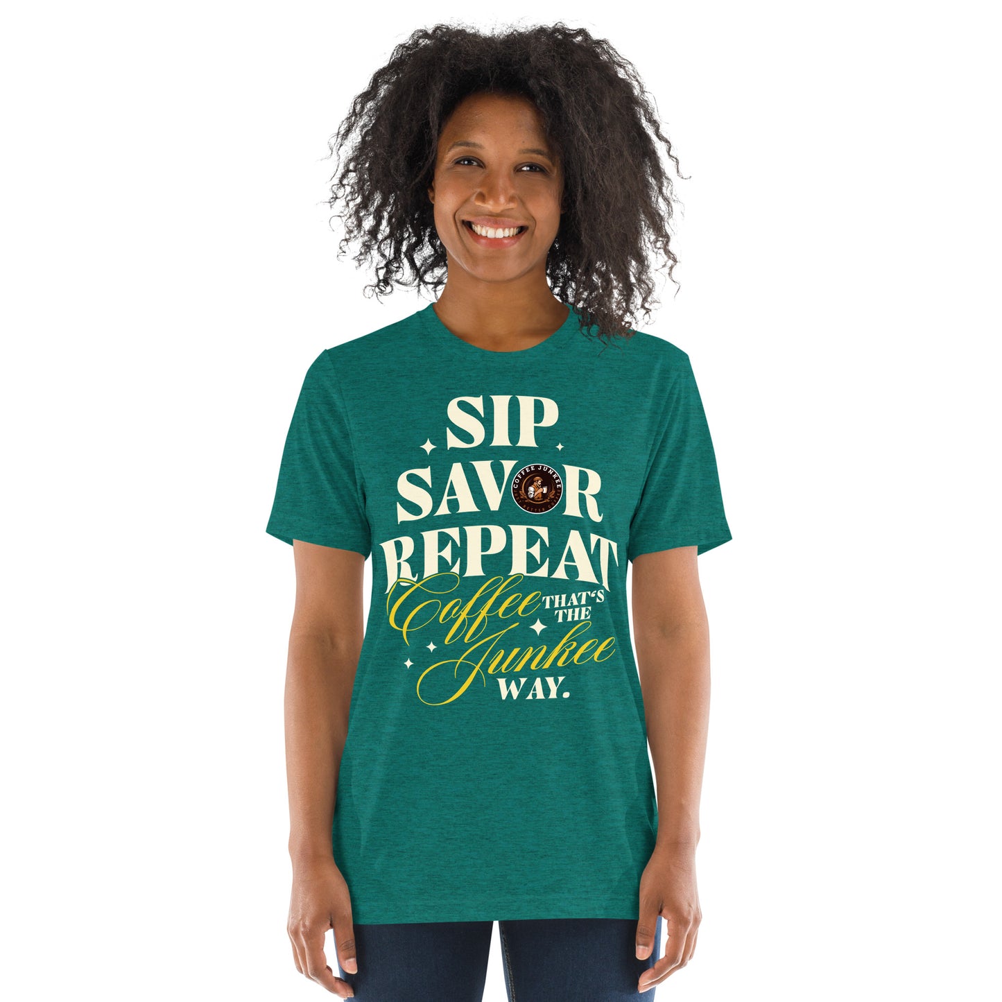 CJ - Sip Savor Repeat - Short sleeve t-shirt