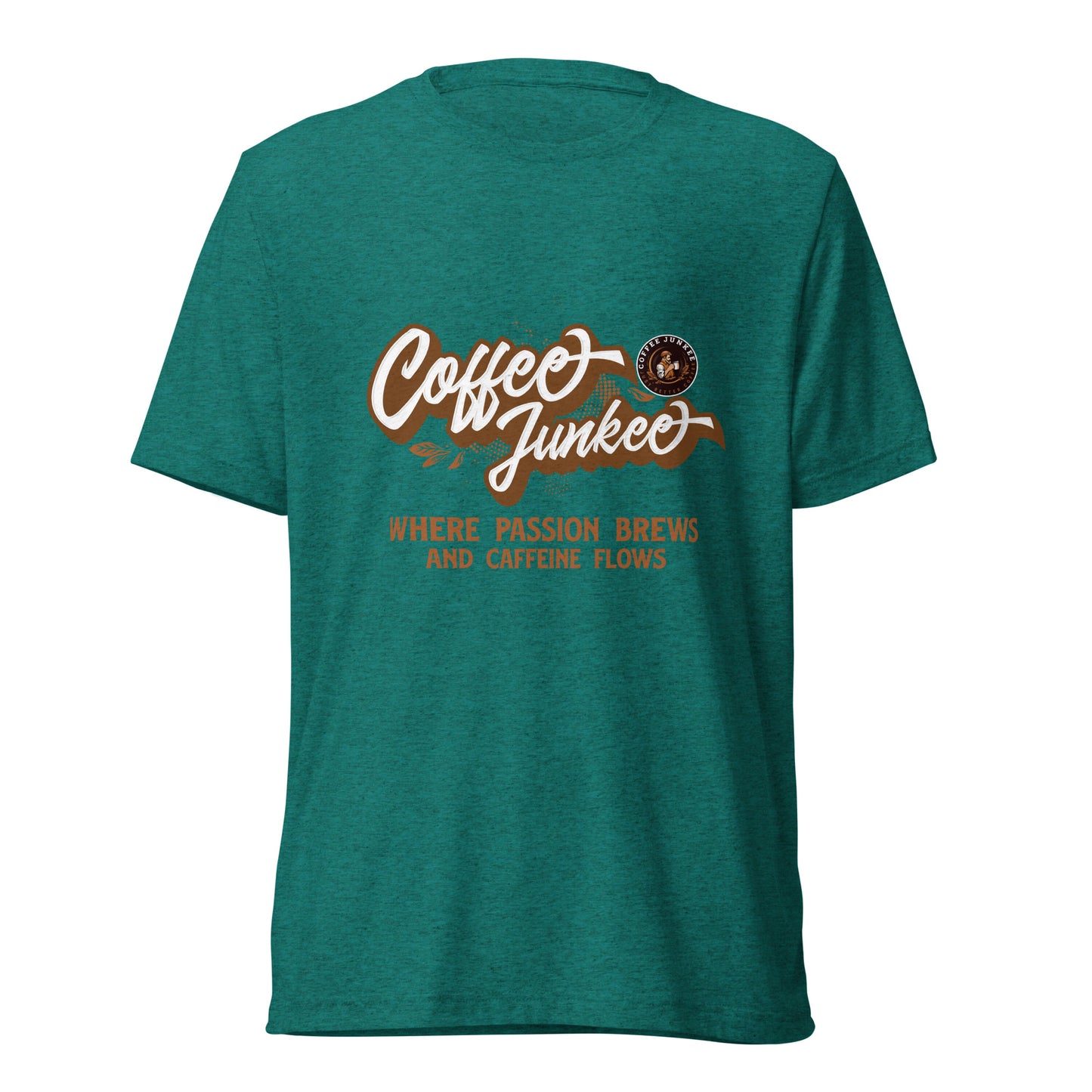 CJ - Passion Brews and Caffeine Flows - Short sleeve t-shirt